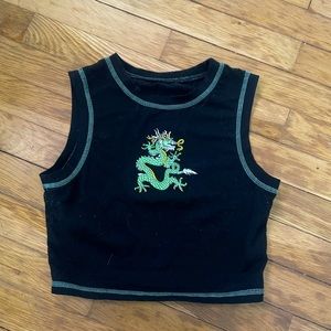 shein crop top good condition:)